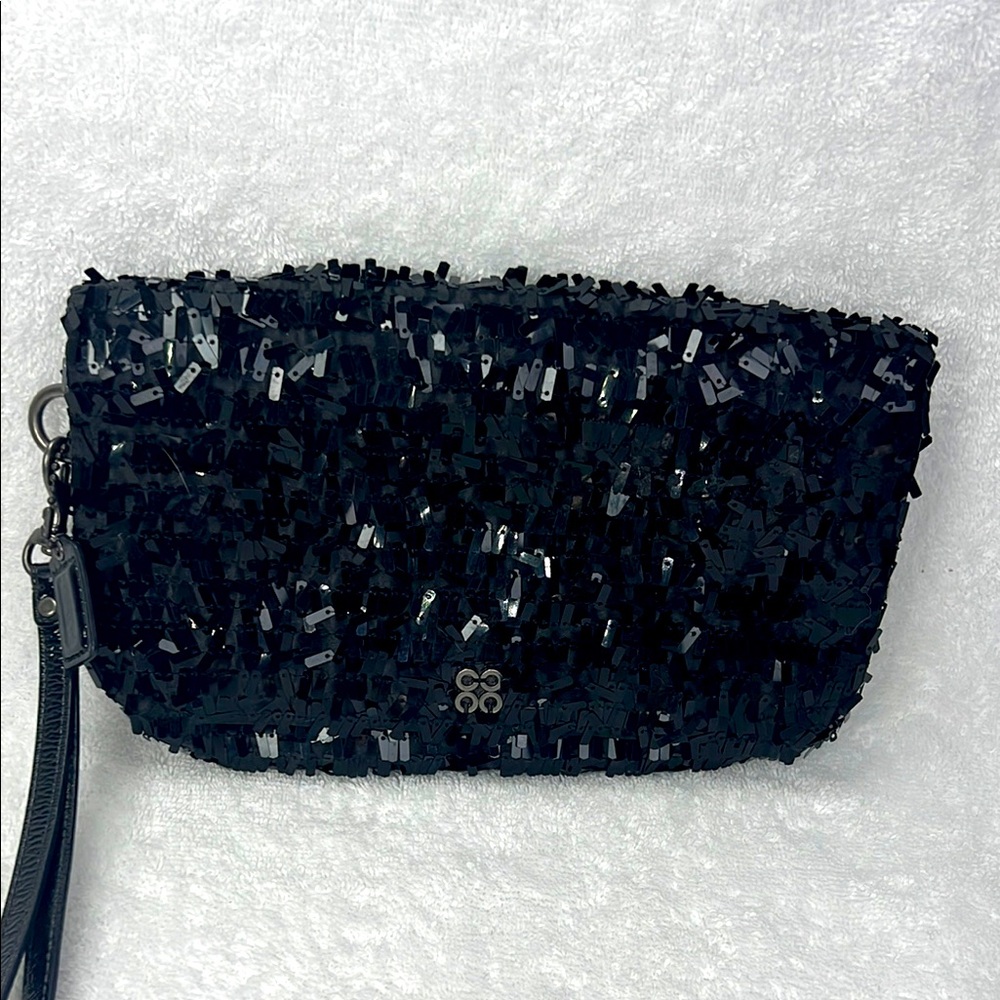 Coach Black Sequin Clutch 2010